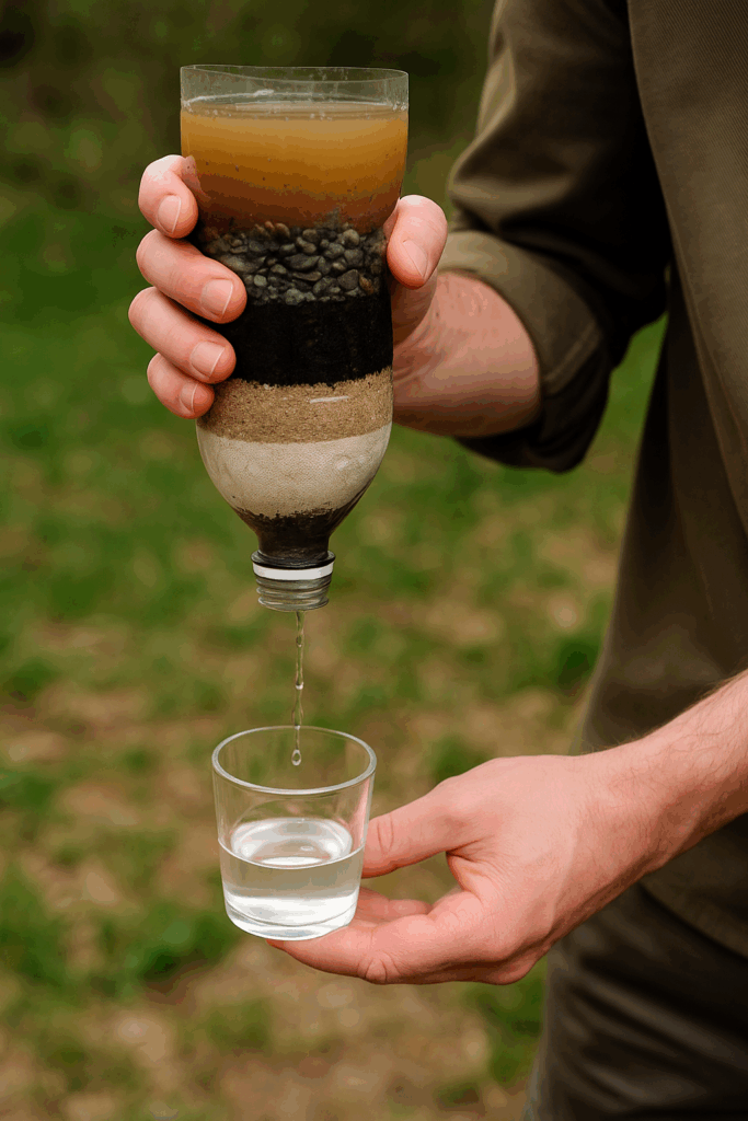 Apprenez comment purifier de l’eau en pleine nature, avec ou sans matériel. Méthodes fiables, astuces terrain et erreurs à éviter expliquées pas à pas.