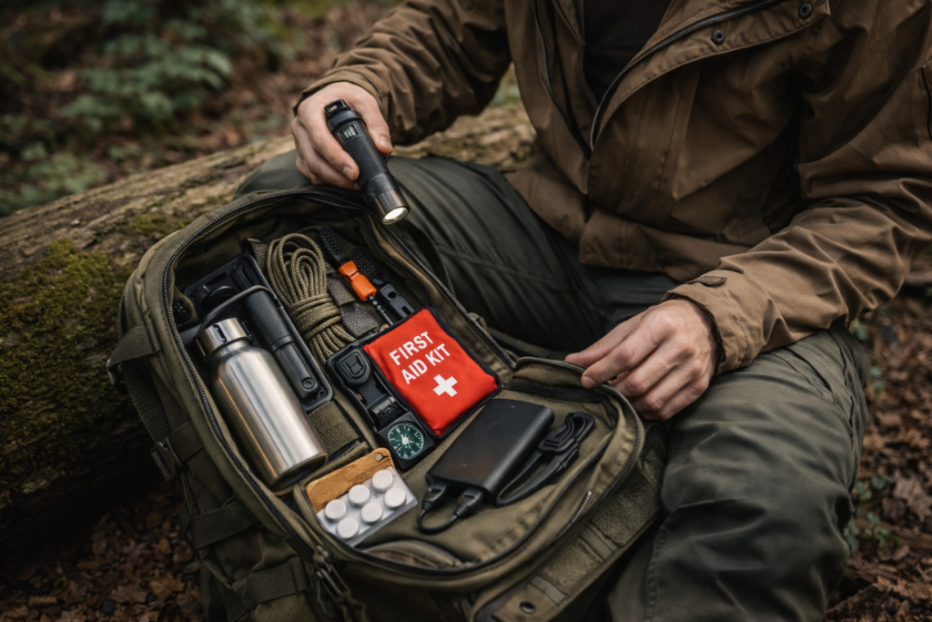Organiser de survie en forêt