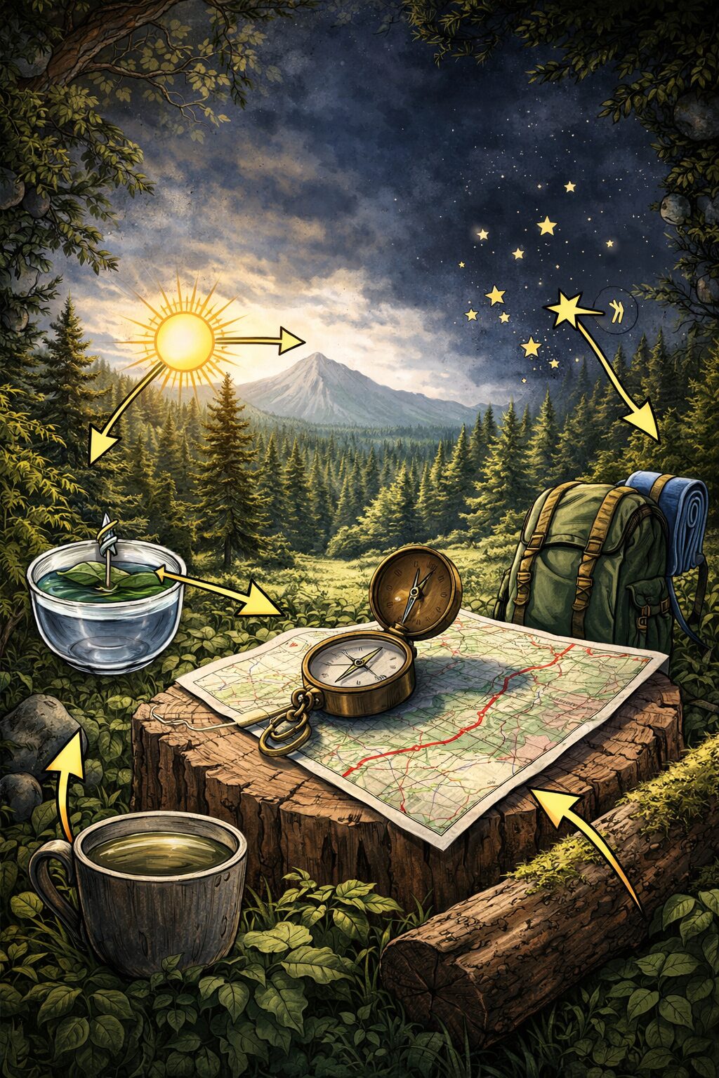 S’orienter en forêt dense sans visibilité : éviter les erreurs de trajectoire et garder la bonne direction se repérer sans gps