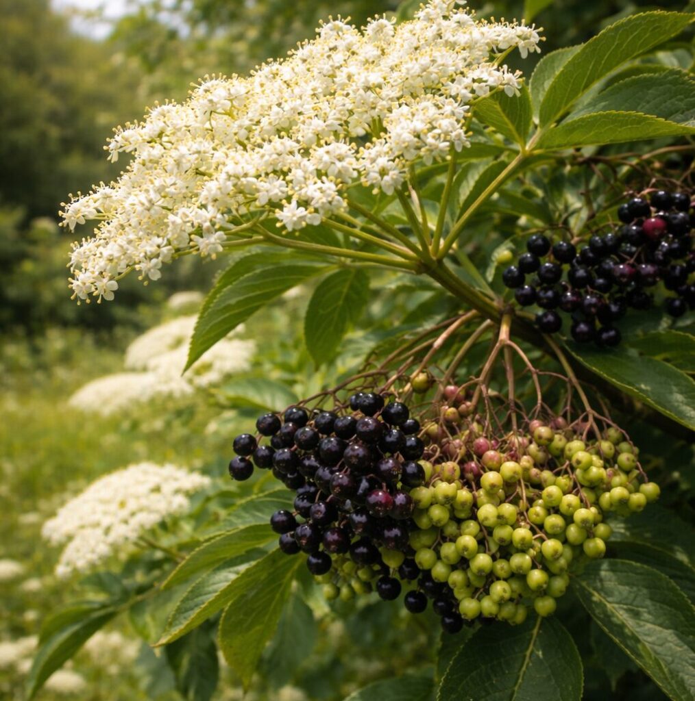 Les plantes sauvages nutritives les plus abondantes en Europe Le sureau noir