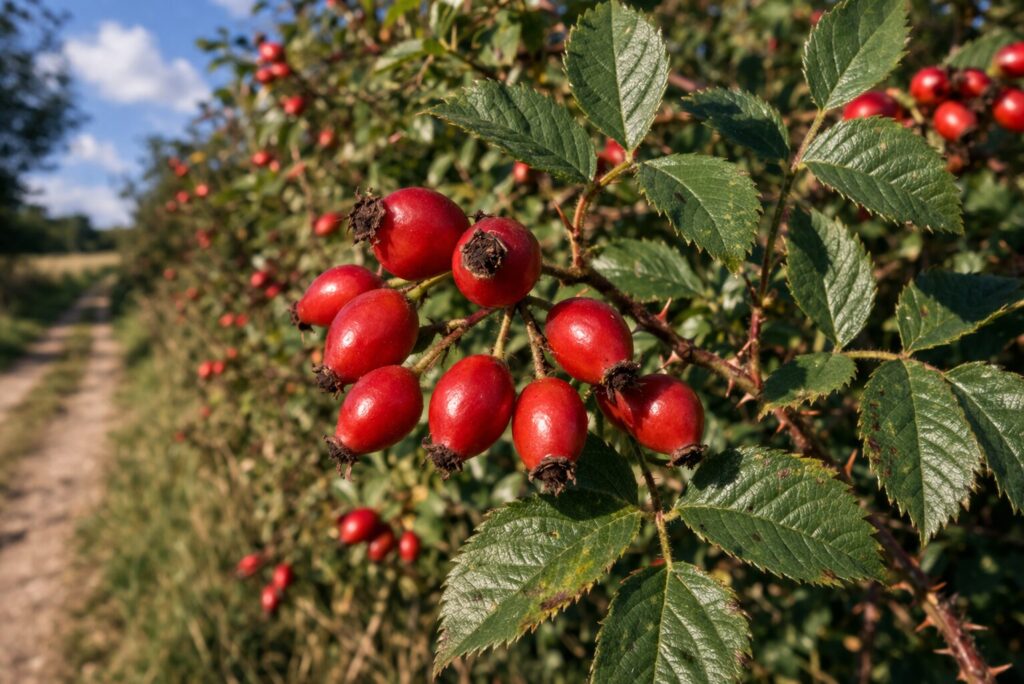 Les plantes sauvages nutritives les plus abondantes en Europe Les cynorrhodons de l’églantier