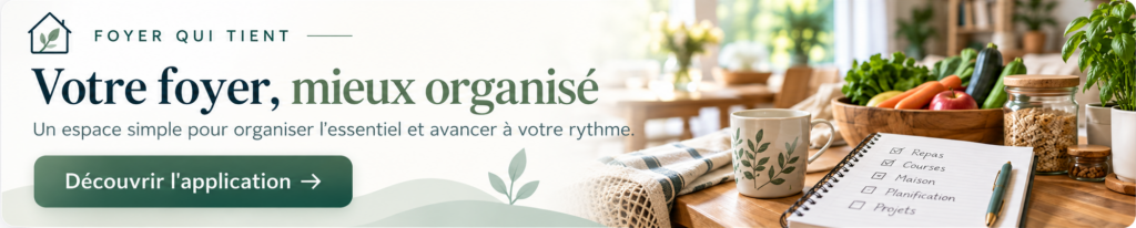 Appli foyer qui tient